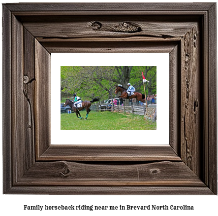 family horseback riding near me in Brevard, North Carolina